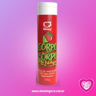 Imagem de Corpo a Corpo Óleo de Massagem Hot Beijável sabor Morango - SEXY FANTA