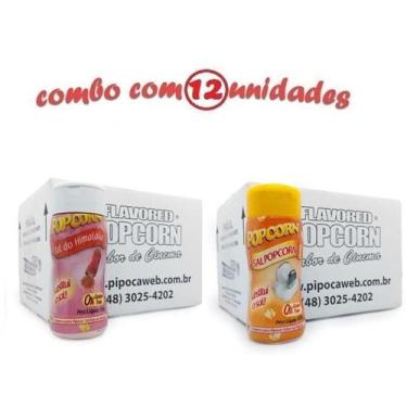 Imagem de Temperos Pipoca Cx 12 Un 6 Sal Do Himalaia 6 Sal Popcorn - Flavored Po