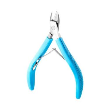Imagem de Tesoura De Cutícula De Unha De Aço Inoxidável, Removedor De Manicure, 