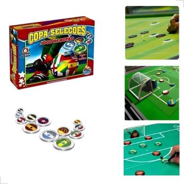 Imagem de Futebol De Botão Jogo Completo Copa Mundo Seleções 6 Times - Lugo Brin