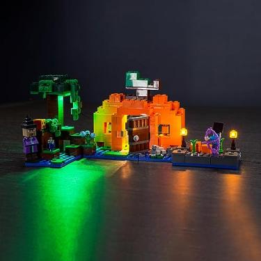 Imagem de BrickBling Light Kit for Lego The Pumpkin Farm Playset, Creative Lighting Compatible with Lego 21248, Great Gift for Kids Aged 10+(Lights Only, No Bricks)