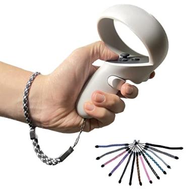 Imagem de Improved Replacement Wrist Wraps for Oculus Quest 2 Gen Controller, Professional Wrist Lanyards with Resin White Stopper, Replacement Adjustable Hand Straps for Oculus Controller（Dapple）