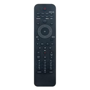 Imagem de Allimity NC254UH NC254 Controle remoto substituído adequado para Philips DVD Recorder/VCR DVDR3385V/F7 DVDR3385V