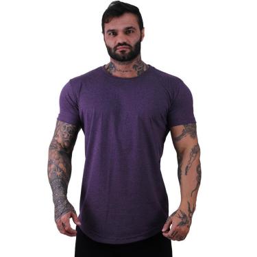 Imagem de Camiseta Longline Manga Curta MXD Ftiness Sem Estampa com Cores Casuais e Básicas da Moda-Masculino
