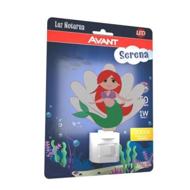 Imagem de Luminária LED Sereia 3000K 1W Biv 11x9,3cm 151160572 Avant, Bivolt