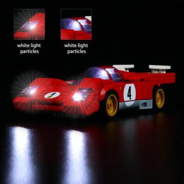 Imagem de Luz LED para kit de construção de brinquedos Lego Speed Champions Ferr