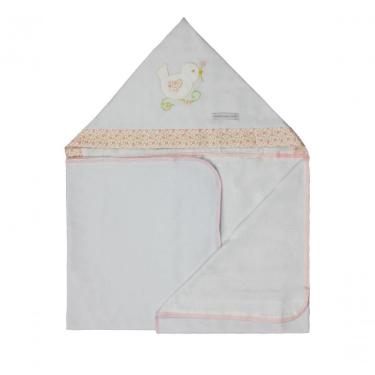 Imagem de Toalha De Banho Malha Passarinho Rosa