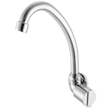 Imagem de Torneira Para Cozinha Com Bica Móvel De Parede Meber 1187 C 44 Cromado