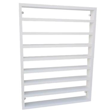 Imagem de Prateleira Decorativa Coleções Esmalte Hotweels 60x45x5 Cm Branco Em Mdf