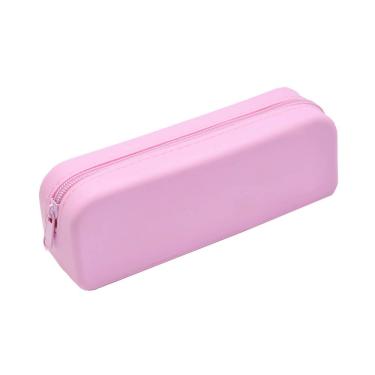 Imagem de Estojo Simples Escolar Silicone Enjoy Dac Rosa