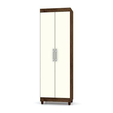 Imagem de Armário Multiuso Lavanderia 02 Portas Aline Imbuia-champanhe - Pallazio