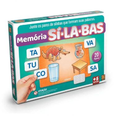 Imagem de Jogo Pedagógico Memória Sílabas - Grow Sdi
