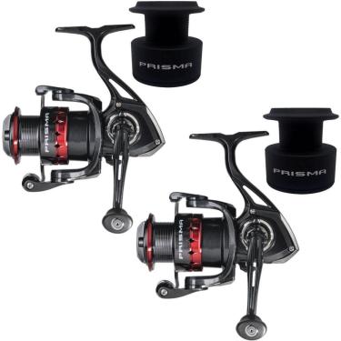 Imagem de Kit 2 Molinete Marine Sports Prisma Fd 2000 + Carretel Extra