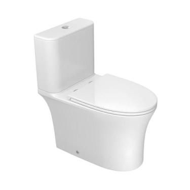 Imagem de Kit Completo Deca Bacia com Caixa Acoplada Vertis Total Clean Branco -