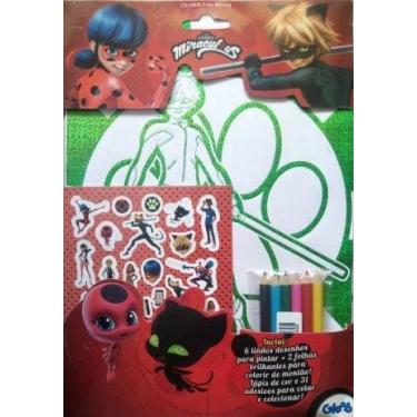 Imagem de Ladybug Colorir com Brilho