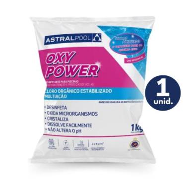 Imagem de Cloro para Limpeza de Piscina OxyPower 1KG - Astral Pool - Fluidra