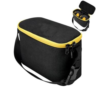 Imagem de Homakover Estojo De Armazenamento Para Bateria Íon Lítio Dewalt Dcb205 20 V Máx. 5 Ah, Pacote Com 2, Bolsa Transporte Baterias Ferramentas Divisórias Ajustáveis, Proteção Viagem