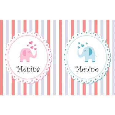 Imagem de Fundo Fotográfico Em Tecido Chá Revelação 2,20X1,50 - Mix estilos