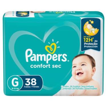 Imagem de Fralda Infantil Pampers Confort Sec Mega G 38 Unidades