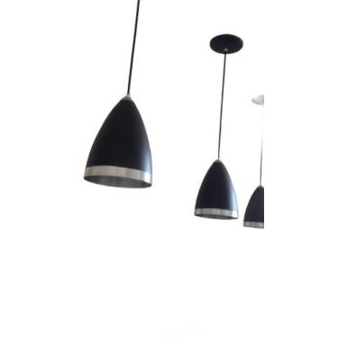 Imagem de Pendente cone com bordas - Vic.luz