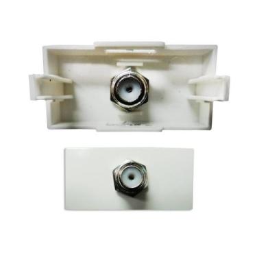 Imagem de Módulo Tomada Coaxial Tv Branco Siena 6030 Alumbra