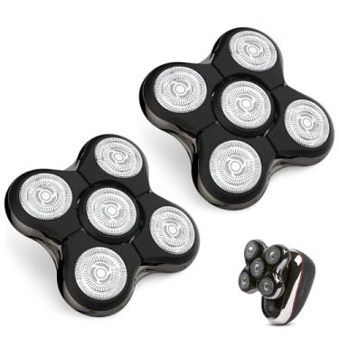 Imagem de Cabeça de substituição de barbeador compatível com Remington Balder Pro Head Shaver ModelSPR- XR7120-7100, lâmina de substituição de aço inoxidável flexível afiada e fresca, 2 pacotes (não compatível