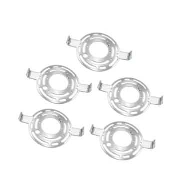 Imagem de IEUDNS 5x Suporte de montagem de luminária, placa de teto redonda, placa transversal para luminária de parede, luminária pendente, 135 Milímetros