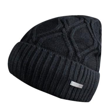 Imagem de Touca Gorro Adulto Peluciada Preta Tamanho Único