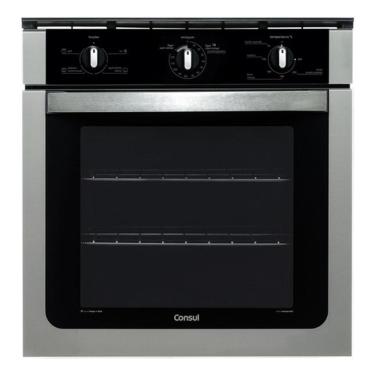 Imagem de Forno Eletrico Embutir Preto Inox 84l 62x60x58cm 220v Consul