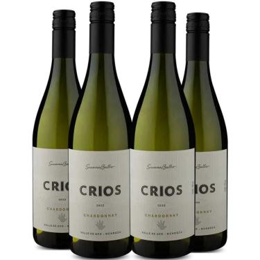 Imagem de Vinho Branco Susana Balbo Crios Chardonnay 750ml Kit 4 Garrafas