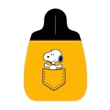 Imagem de Lixeira Lixinho Carro 1 Snoopy Bolso Laranja - Polo Cat