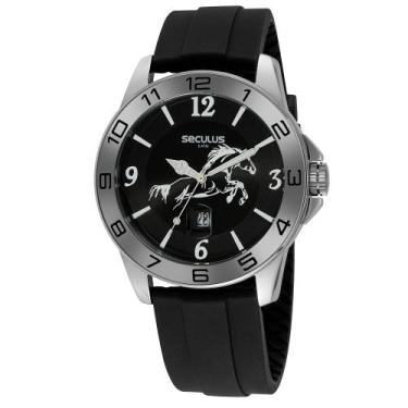 Imagem de Relógio Seculus Masculino Country Calendário 44034G0SVNU1