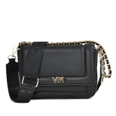 Imagem de Bolsa Feminina Via Marte Shoulder Bag Média Preto - U