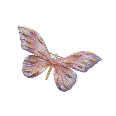 Imagem de Broche de flor para mulheres - Elegante feito à mão cristal e pérola strass boutonniere para chapéu, bolsa, terno, vestido, cachecol, acessórios de fantasia de xaile broches e alfinetes para mulheres