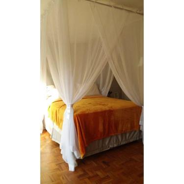 Imagem de Mosquiteiro De Teto Casal Queen 160X200X230Cm Branco