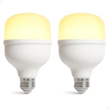 Imagem de Lâmpada Led Bulbo 20w 3000k Branco Quente Bivolt 127v e 220v Luz Amarela para Ambientes Aconchegantes E27 Econômica (2)
