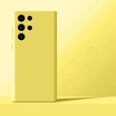 Imagem de Capa de silicone líquido para Samsung S23 S24 Ultra S21 Plus S20 Fe A54 A53 A52 A34 Capas de telefone à prova de choque Acessórios, Y6, para Samsung S24Ultra