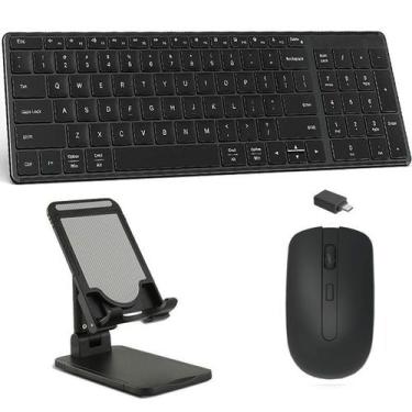Imagem de Teclado, Mouse e Suporte para Xiaomi Pad 5 11" Preto - BD Net Collecti