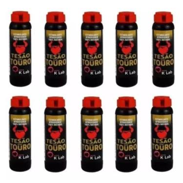 Imagem de Kit 10 Tezão De Touro Masculino 10ML - K-lab