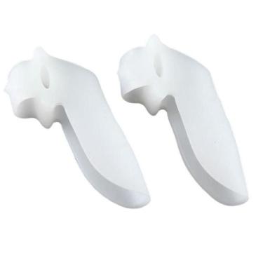 Imagem de Par Corretor Protetor Dedão Joanete Silicone Separador Dedos - Épico F