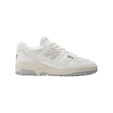 Imagem de New Balance Tênis masculino BB550, Timberwolf branco, 8.5