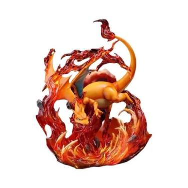 Imagem de Charizard Anime Pokémon 1/20 Figura De Ação Estátua Fofa Modelo Decora