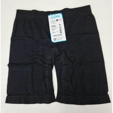 Imagem de Cueca Boxer Micromodal Long Leg Sem Costura Lupo 674., G, Preto