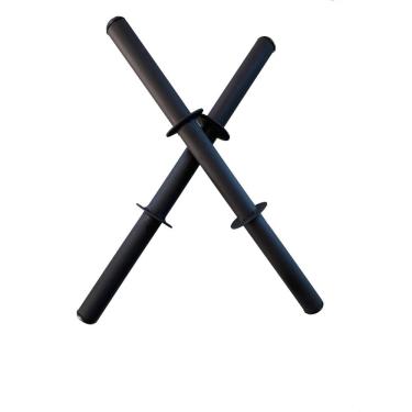 Imagem de Par Barras Oca 40Cm Halteres Musculação Peso Sem Presilhas