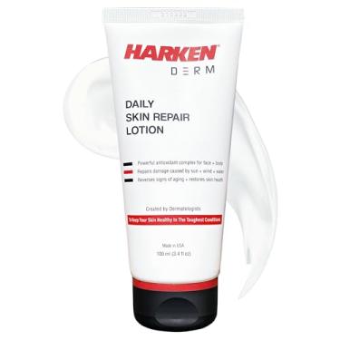 Imagem de Harken Derm atology - Loção de reparo diário da pele | Formulado por dermatologistas | Loção hidratante superior com infusão de antioxidantes | Cuidados pós-sol | 11 ingredientes botânicos | Tamanho