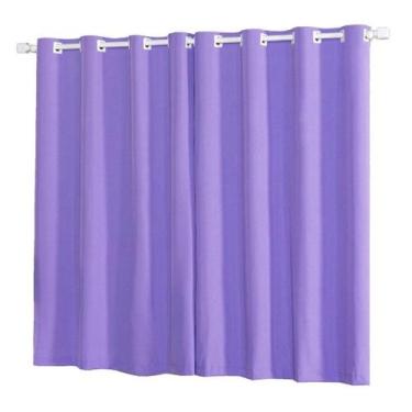 Imagem de Cortina Oxford 3,00 x 2,50 Para Sala Quarto Escritório Inibe a Clarida