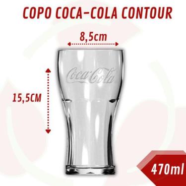 Imagem de Conj 8 Copo de Vidro Coca 470ml Clássico Nadir - NADIR FIGUEREIDO, Con