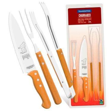 Imagem de Kit Para Churrasco Com 3 Peças 22399075 Tramontina - Tramontina 