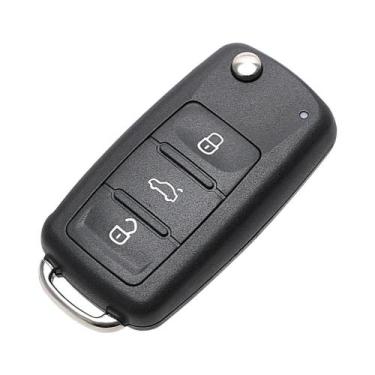 Imagem de Capa De Chave De Carro VW Com 3 Botões, Capa Remota Em Branco Para Gol