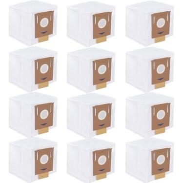 Imagem de Sacos de pó T8 para aspirador de pó Ecovacs Deebot Ozmo T8/T8+/ T8 AIVI/ N8 Pro Plus/N8 Pro/DX93/DDX96 - Adequado para Yeedi K781+ sacos de vácuo/coleta de lixo de estação autovazia de 2,5 L - pacote